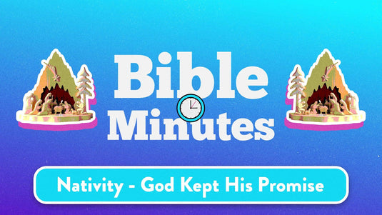 Nativity Scene Object Lesson Video - God Keeps His Promises - Children's Ministry Deals