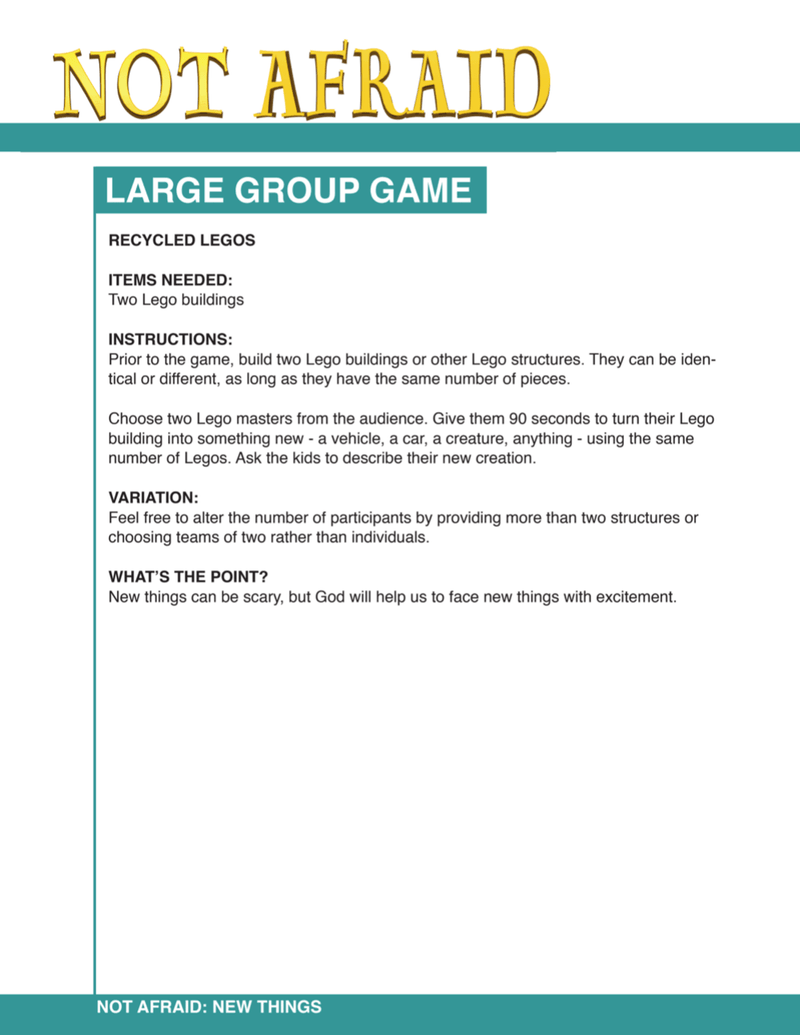 Load image into Gallery viewer, Not Afraid 4-Week Children's Ministry Curriculum - Children's Ministry Deals