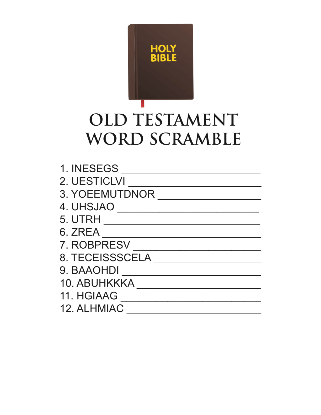 Old Testament Word Scramble – Children's Ministry Deals old-testament-word-scramble-children-s-ministry-deals