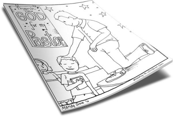 Load image into Gallery viewer, Pastor Coloring Page