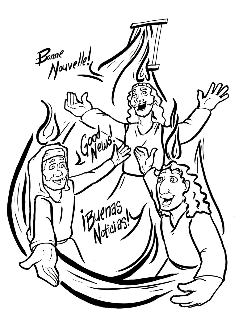 Load image into Gallery viewer, Pentecost Coloring Page