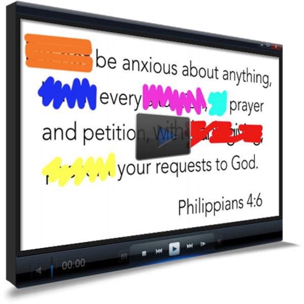Philippians 4:6 Memory Verse Video