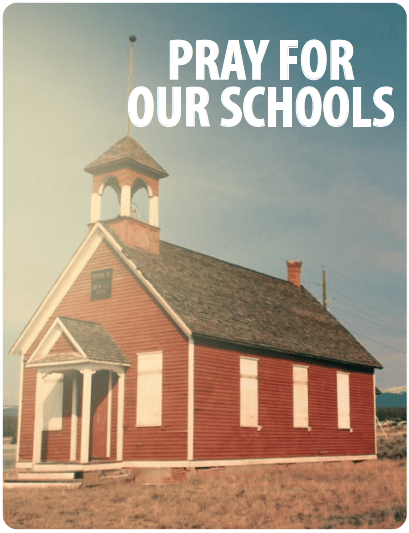 Pray For Our Schools Poster