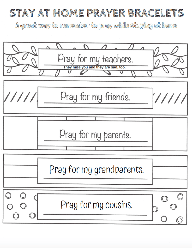 Load image into Gallery viewer, Prayer Bracelet Coloring Page - Children's Ministry Deals