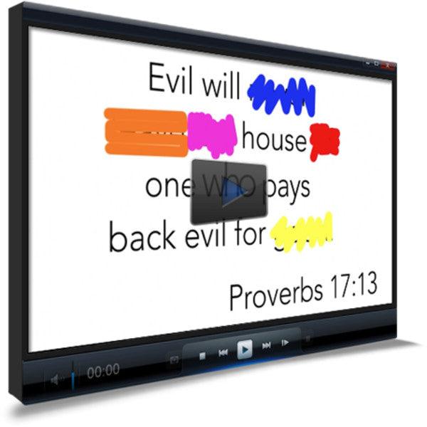 Proverbs 17:13 Memory Verse Video