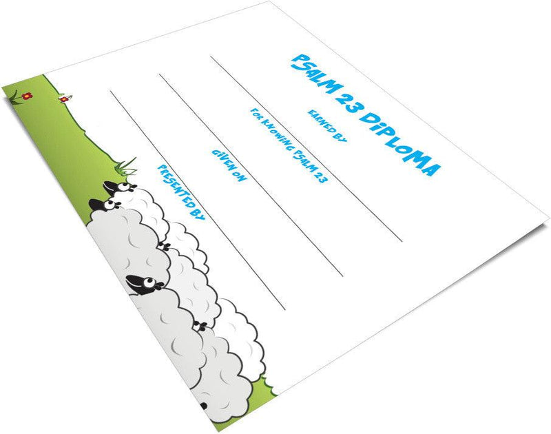 Load image into Gallery viewer, Psalm 23 Certificate