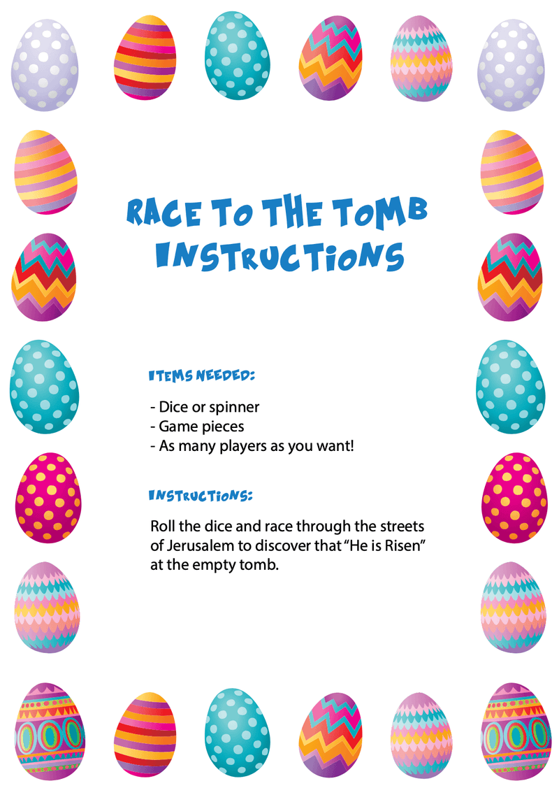 Load image into Gallery viewer, Race to the Tomb Easter Game for Kids - Children's Ministry Deals