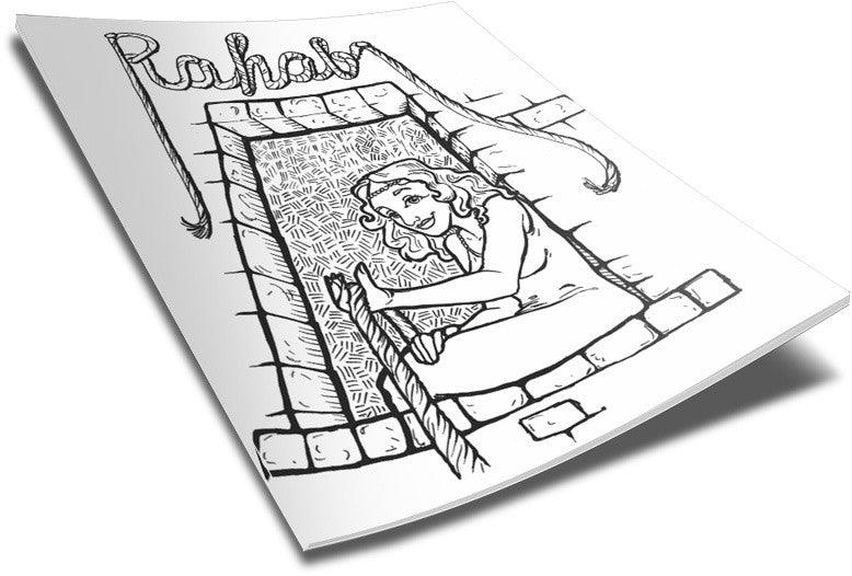 Load image into Gallery viewer, Rahab Coloring Page