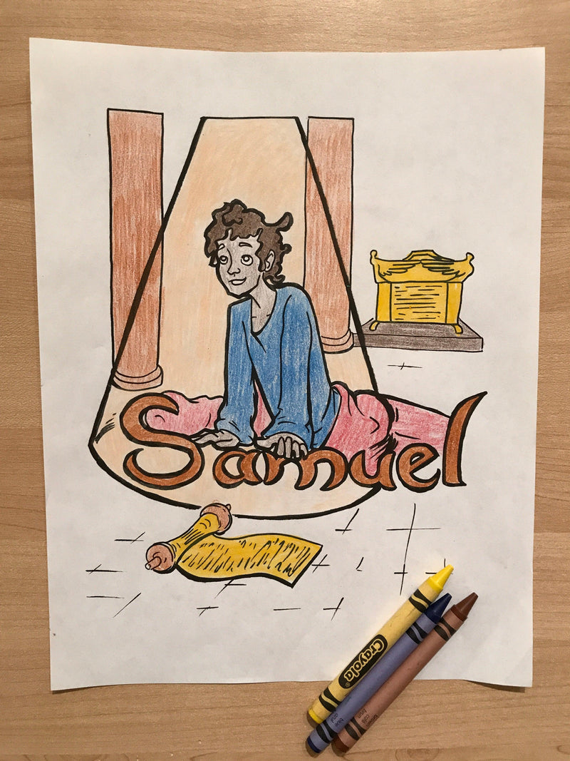 Load image into Gallery viewer, Samuel Coloring Page