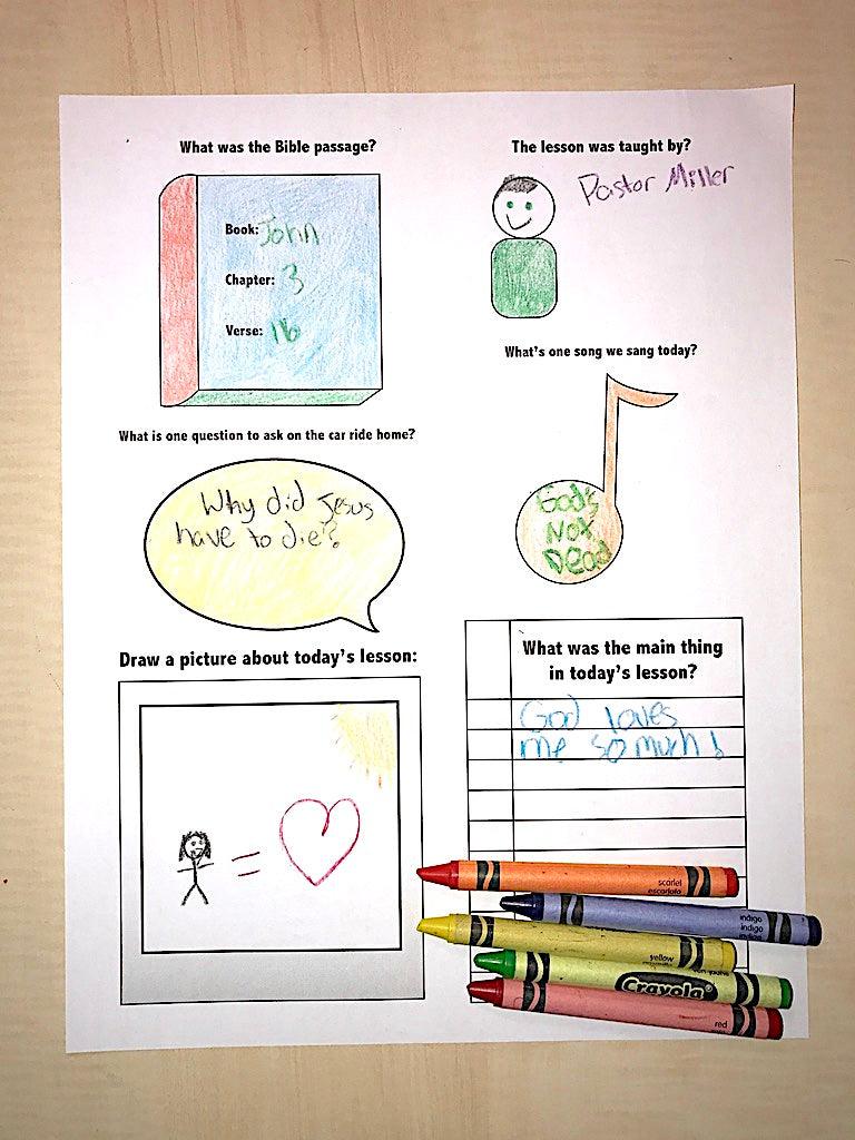 Load image into Gallery viewer, Sermon Notes For Kids - Children's Ministry Deals