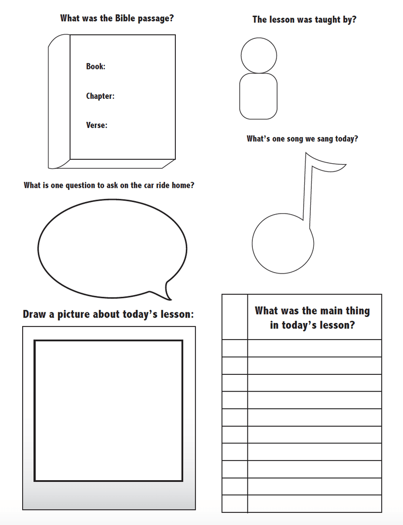 Load image into Gallery viewer, FREE Sermon Notes for Kids