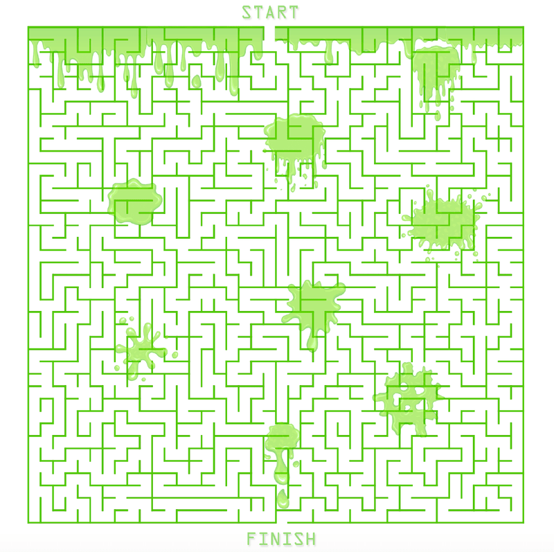 Slime Maze Game for Kids