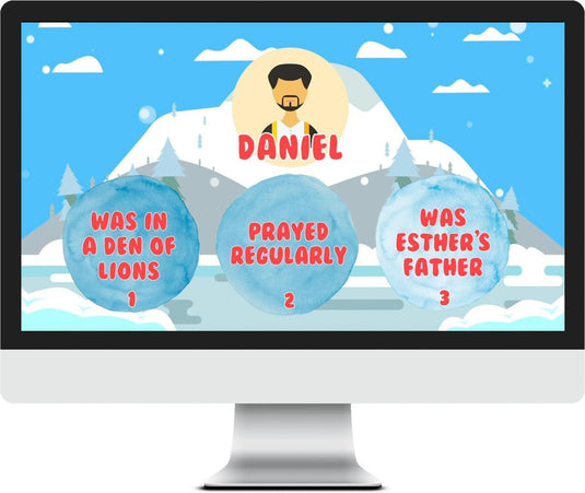 SNOWBALL FIGHT! Bible Trivia Game Video - Children's Ministry Deals