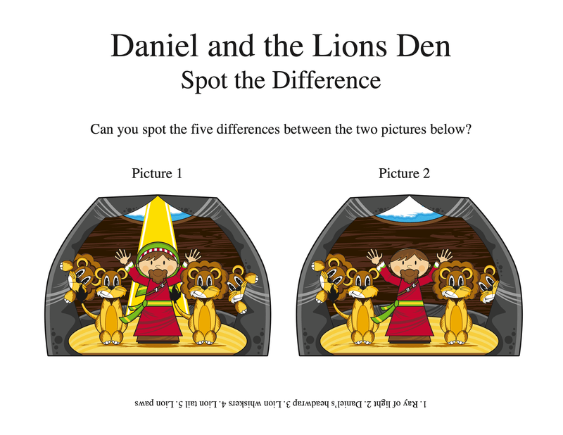 Spot The Difference Bible Edition - Children's Ministry Deals