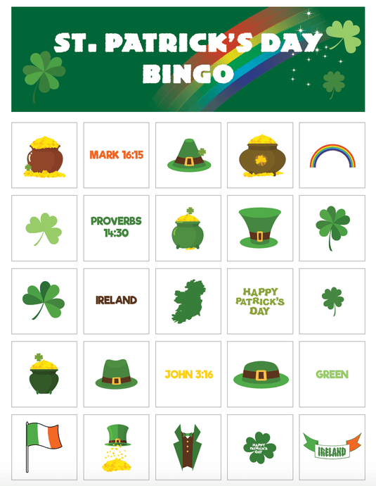 St. Patrick's Day Bingo
