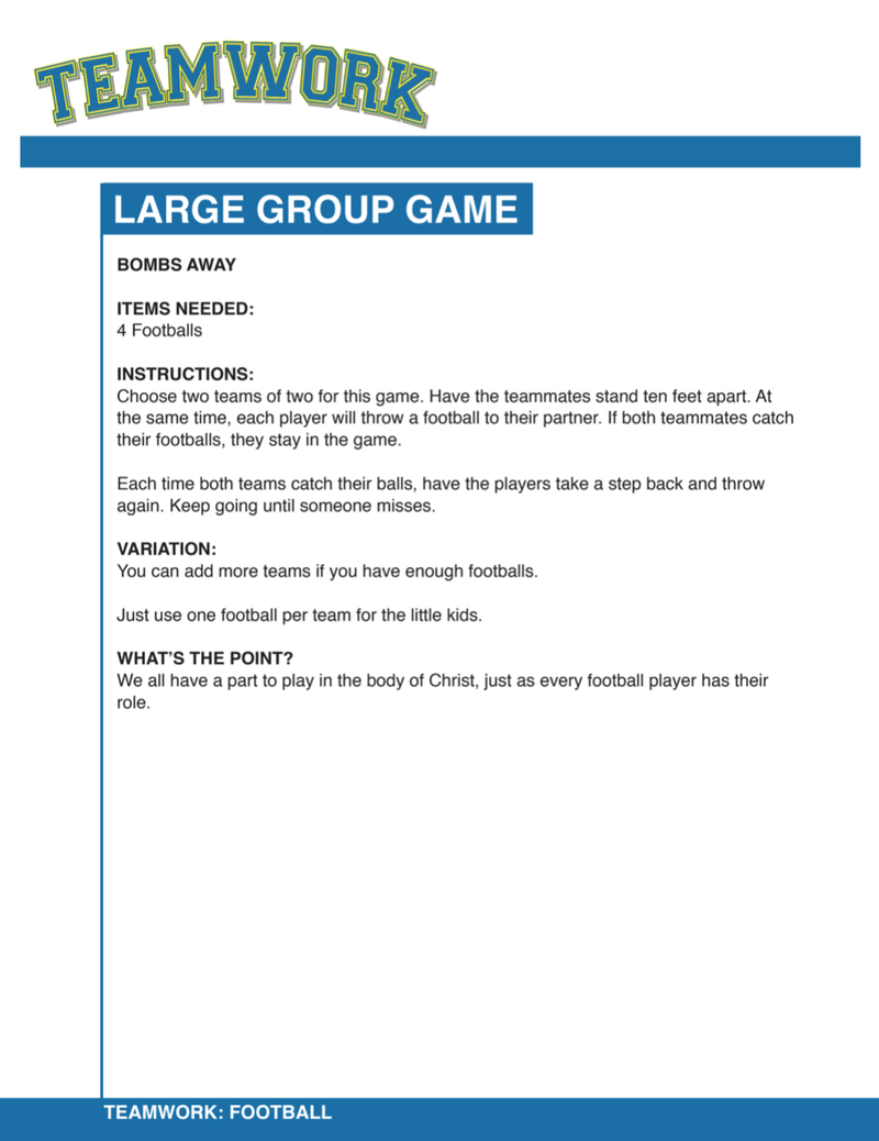 Load image into Gallery viewer, Teamwork 4-Week Children's Ministry Curriculum - Children's Ministry Deals