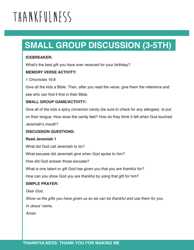 Load image into Gallery viewer, Thankfulness 4-Week Children's Ministry Curriculum - Children's Ministry Deals