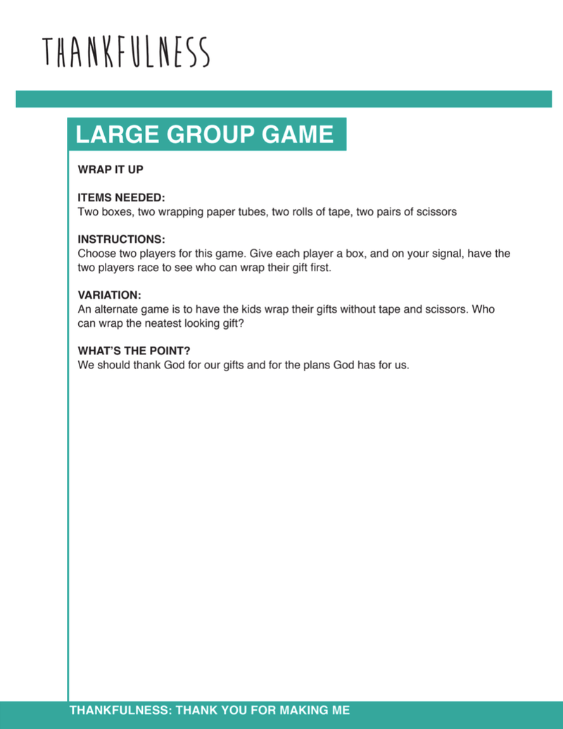 Load image into Gallery viewer, Thankfulness 4-Week Children's Ministry Curriculum - Children's Ministry Deals