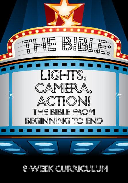 Load image into Gallery viewer, The Bible: Lights, Camera, Action Children's Curriculum