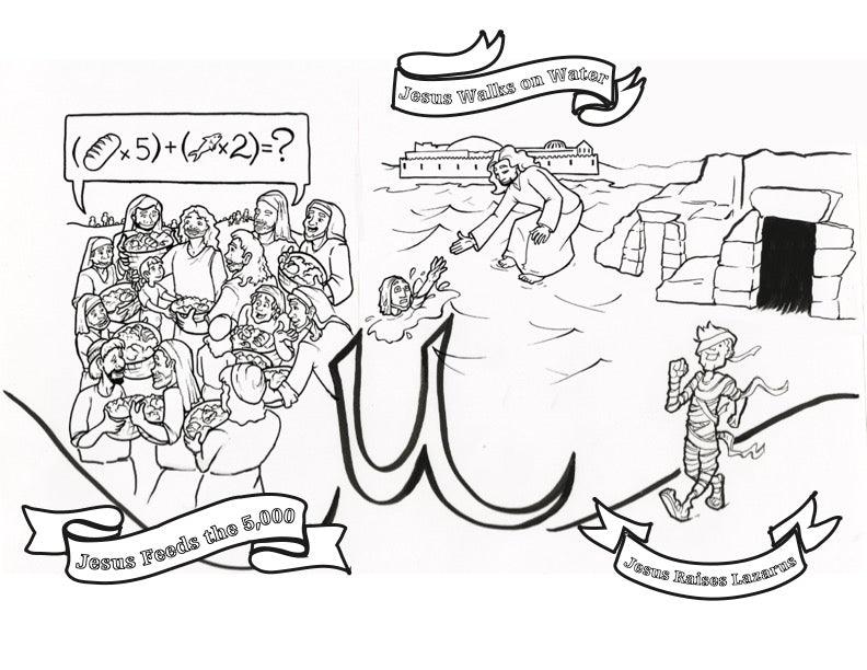Load image into Gallery viewer, The Life Of Jesus Timeline Coloring Pages - Children's Ministry Deals