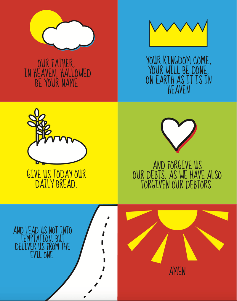 Load image into Gallery viewer, The Lord's Prayer Poster - Children's Ministry Deals