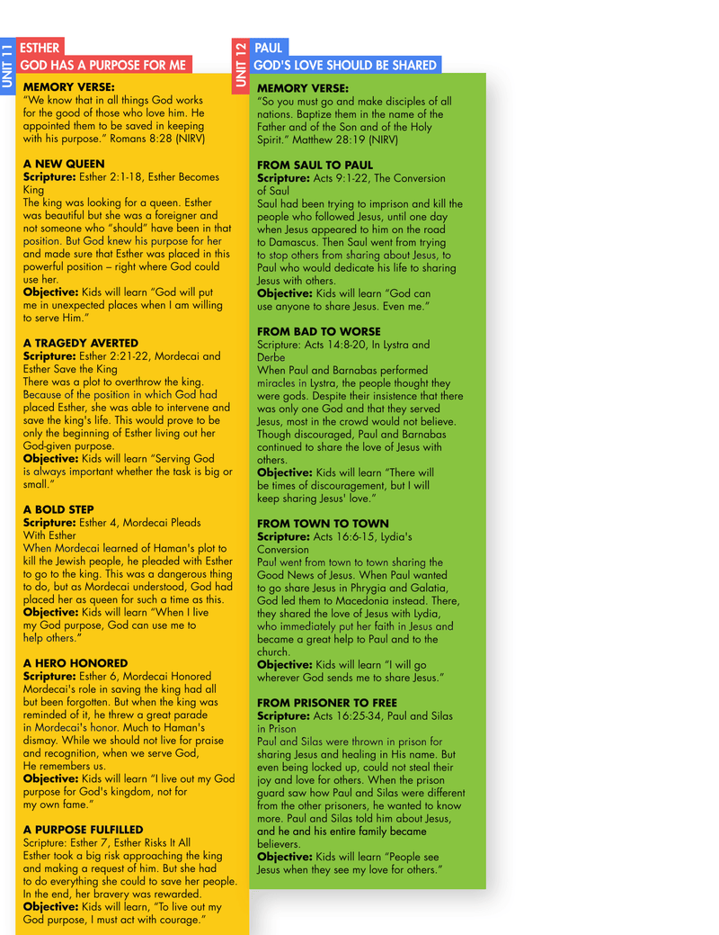 Load image into Gallery viewer, The Year Long Bible Hero Adventure 52-Week Scope & Sequence - Children's Ministry Deals