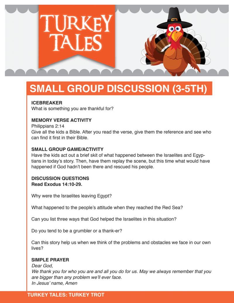 Load image into Gallery viewer, Turkey Tales 4-Week Children's Ministry Curriculum - Children's Ministry Deals