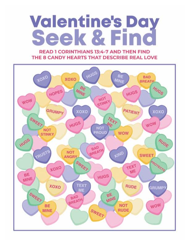 Load image into Gallery viewer, Valentine's Day Seek and Find - Children's Ministry Deals