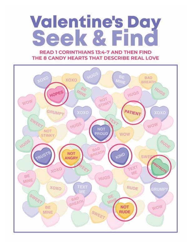 Load image into Gallery viewer, Valentine's Day Seek and Find - Children's Ministry Deals