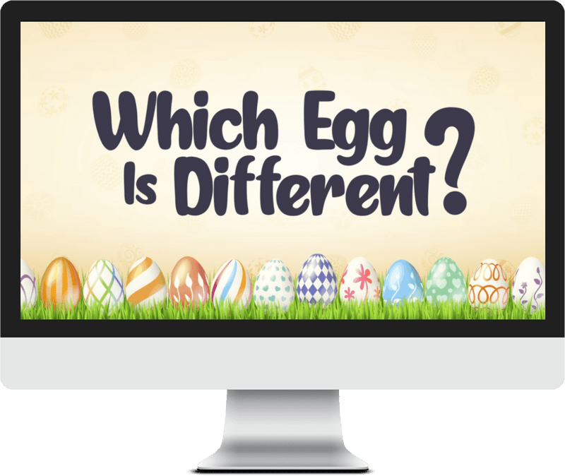 Which Egg Is Different? Church Game Video - Children's Ministry Deals