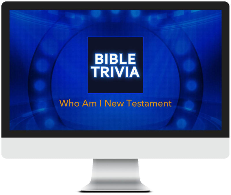 Who Am I New Testament Bible Trivia Game for Kids