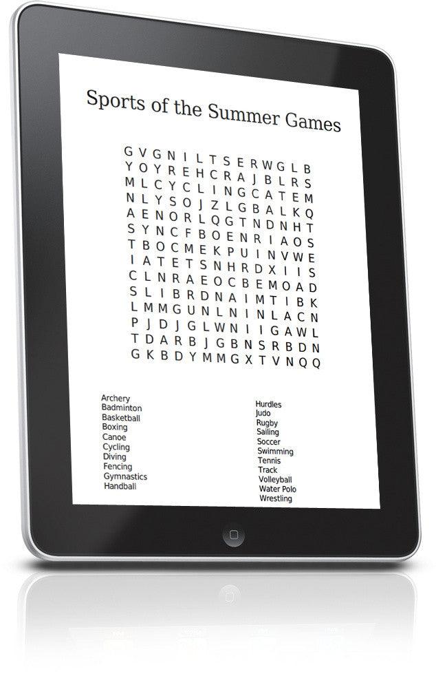 FREE Olympics Word Search