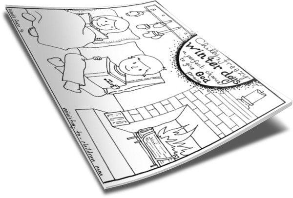 Load image into Gallery viewer, FREE Winter Coloring Page