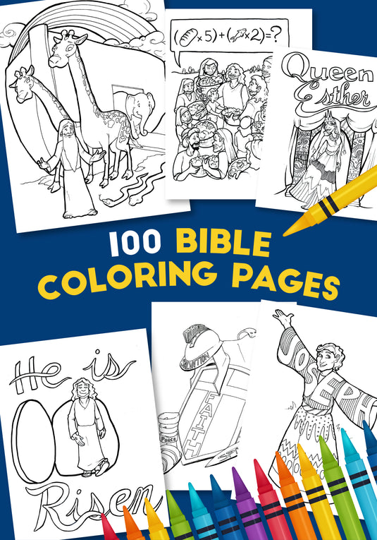 100 Bible Coloring Pages