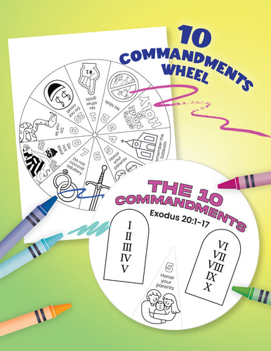 FREE Ten Commandments Spinner Wheel