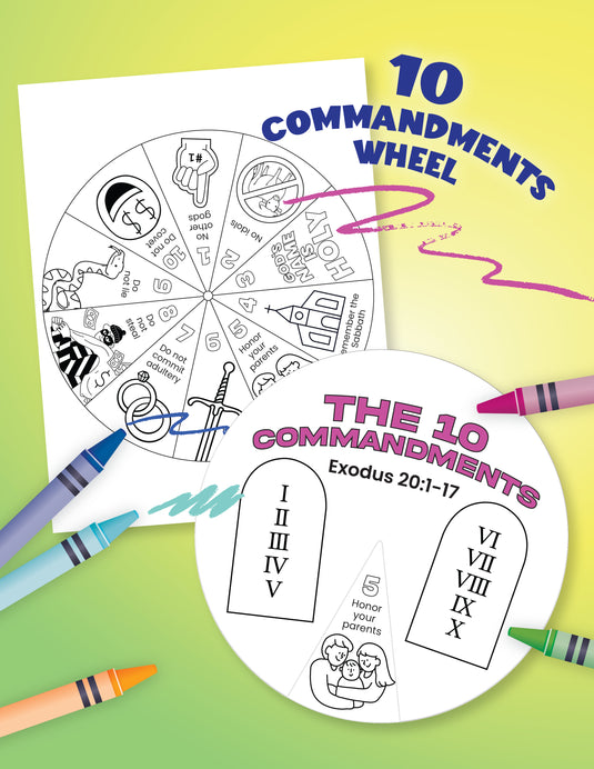 FREE Ten Commandments Spinner Wheel