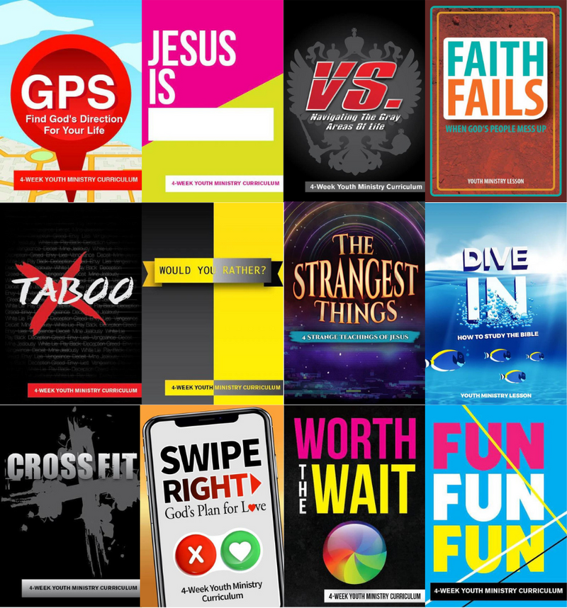 2024 January-December 52-Week Youth Ministry Curriculum Bundle