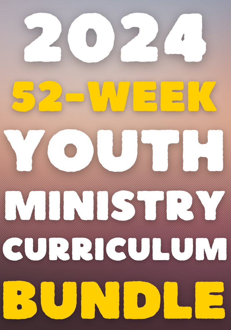 2024 January-December 52-Week Youth Ministry Curriculum Bundle