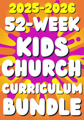 2026 August-July 52-Week Kids Church Curriculum Bundle