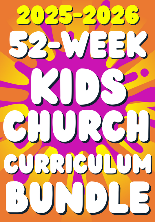 2026 August-July 52-Week Kids Church Curriculum Bundle