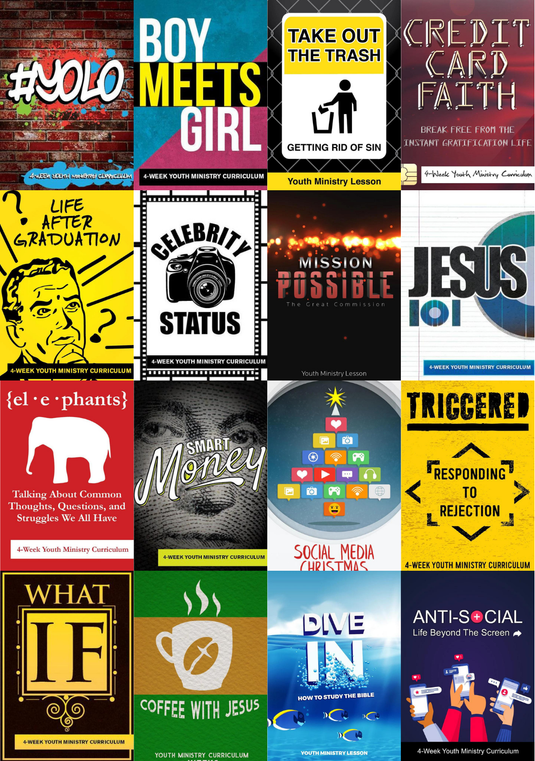 2025 January-December 52-Week Youth Ministry Curriculum Bundle
