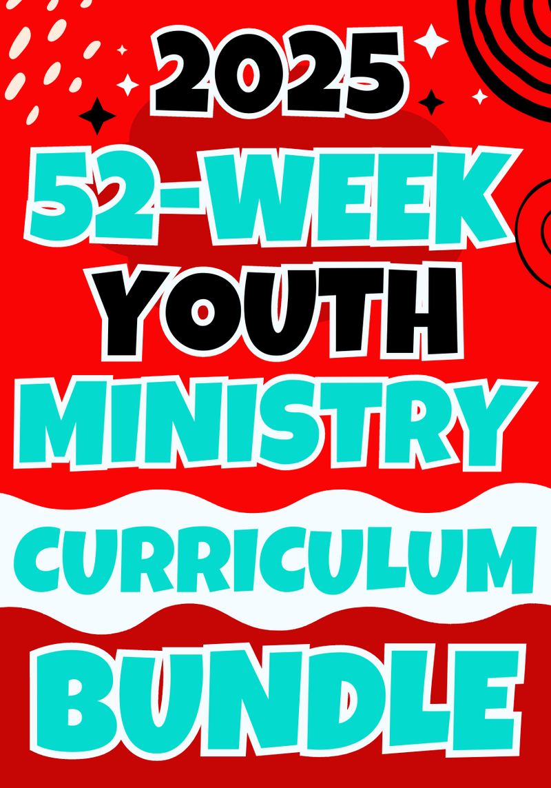 Load image into Gallery viewer, 2025 January-December 52-Week Youth Ministry Curriculum Bundle
