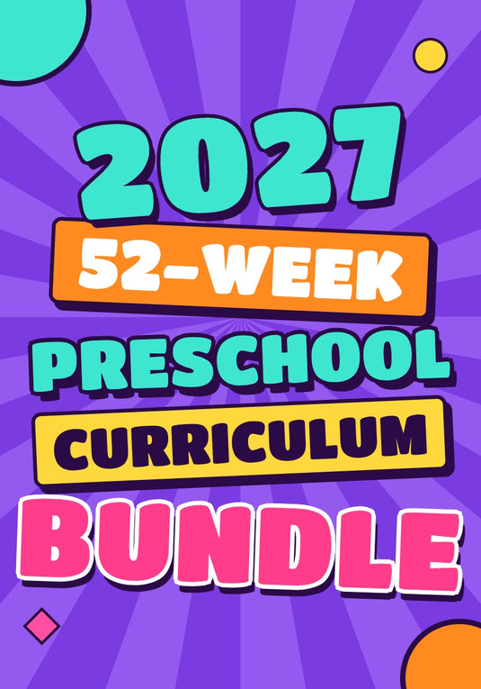 2027 January-December 52-Week Preschool Ministry Curriculum Bundle