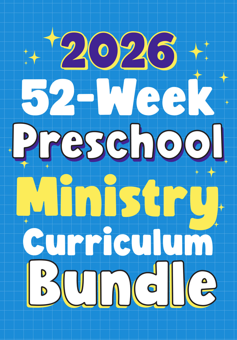 Load image into Gallery viewer, 2026 52 Week Preschool Church Curriculum Bundle
