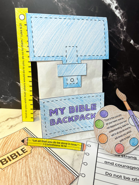 Bible Backpacks Back-to-School Craft