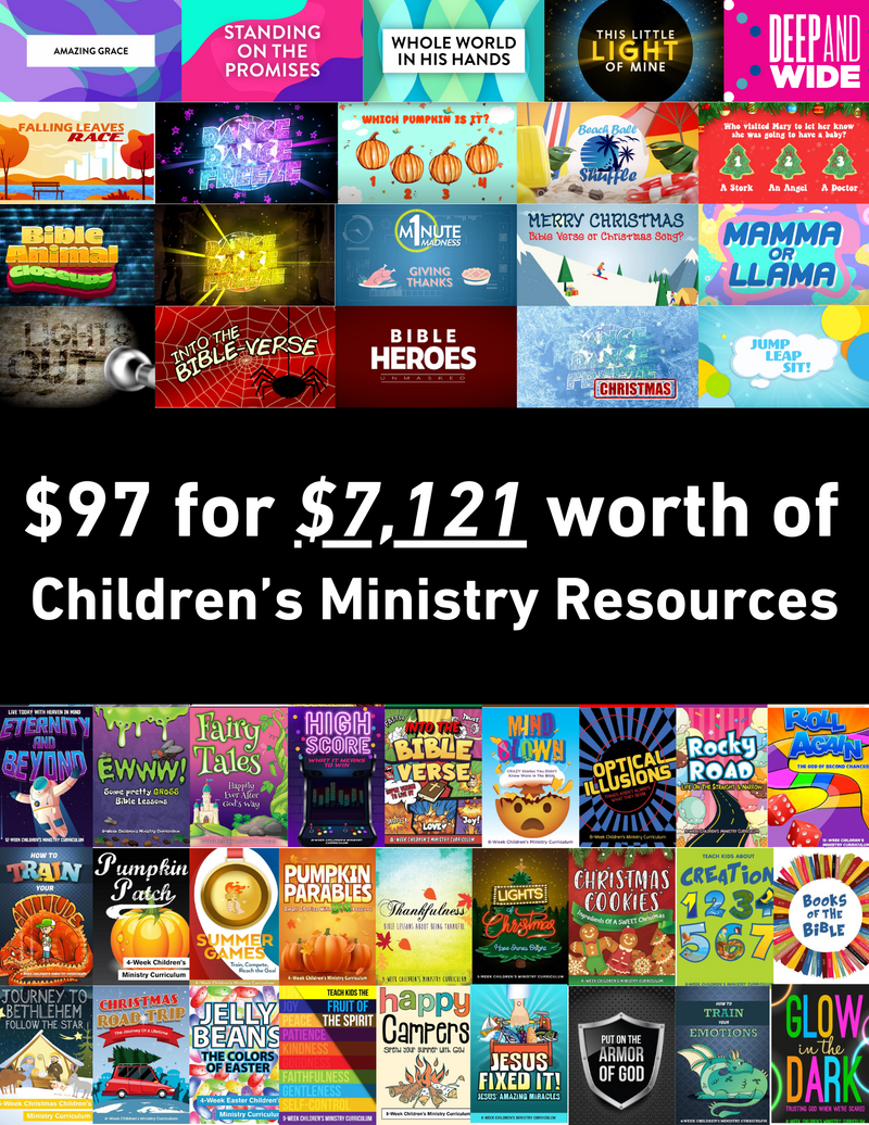 The 🔥 BIGGEST 2023 Black Friday Bundle 🔥 for Children's Ministry