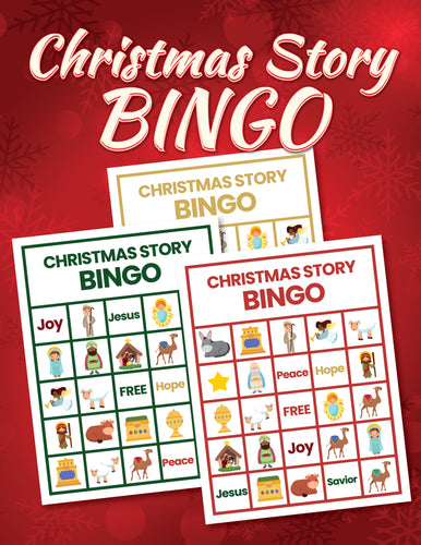 Christmas Story Bingo Game for Kids