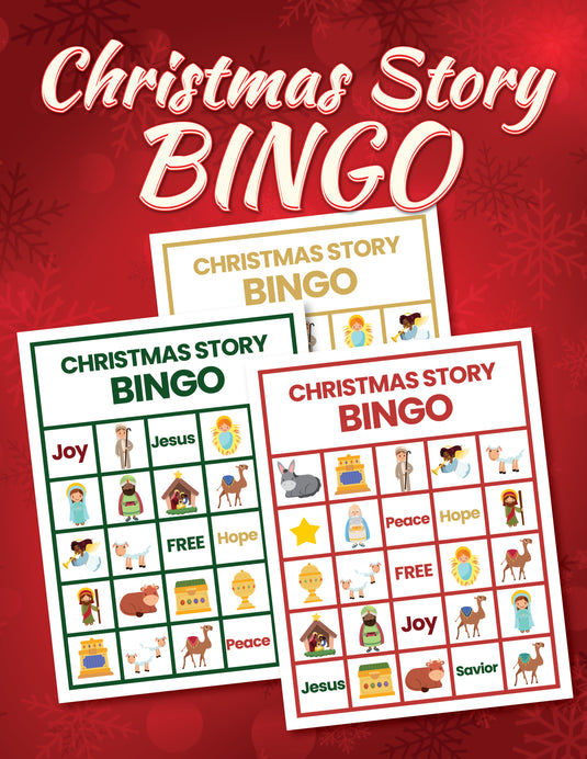 Christmas Story Bingo Game for Kids