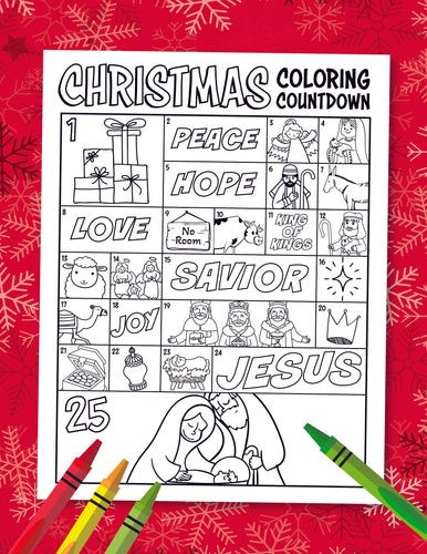 Christmas Coloring Countdown