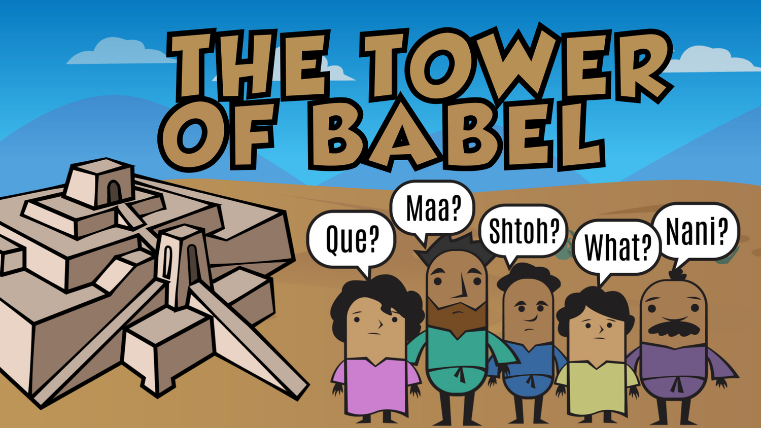 Tower Of Babel - Bible Story Video – Children's Ministry Deals